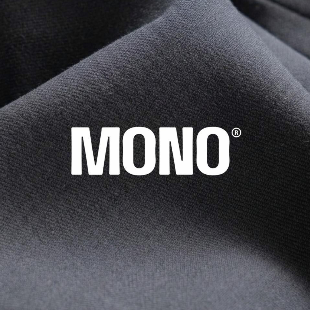 MONO streetwear brand identity and typography